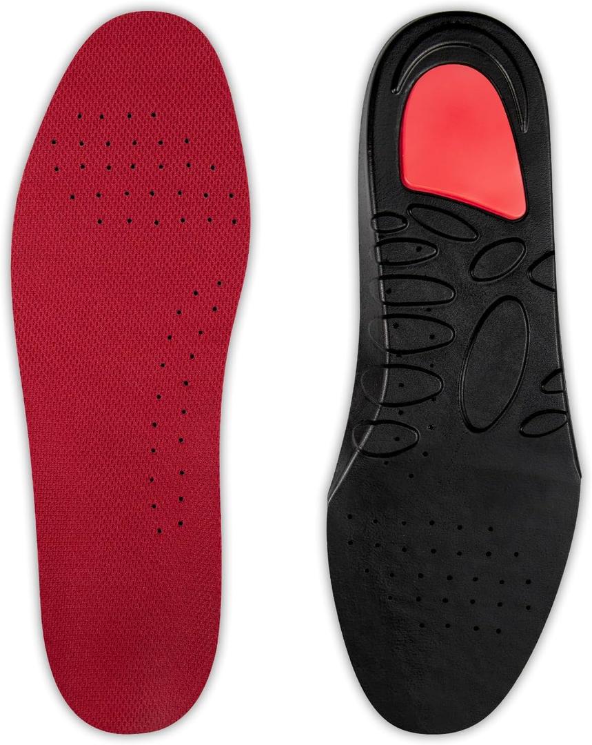 Endoto Insoles for Thorogood Work Boots, Replacement Shoe Inserts for Men & Women Shock Attenuation & Anti Fatigue(Size: US L / M10-M11.5)