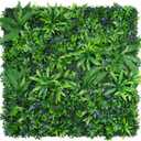 Yangrass 16pcs 20''x20'' Grass Wall Panels, Artificial Hedge Panels Greenery Wall, UV Protected Faux Grass Backdrop Privacy Fence Screen, Greenery Wall for Outdoor Indoor Garden Birthday Wedding Decor