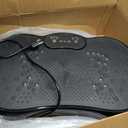 Quiet Vibration Plate Exercise Machine for Lymphatic Drainage, Black