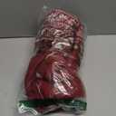 Dremisland Christmas Tree Skirt Luxury Cable Knitted Thick Rustic Xmas Tree Decoration Red Tree Skirt with Snowflake Xmas Tree Farmhouse Christmas Decor Holiday Home Party Decor (36inch/90cm, Red)