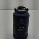 Takeya Actives Water Bottle with Spout Lid - Bottle with Double Stainless Steel Insulation - Dishwasher Safe & BPA-Free - Bottle with Spout Lid & Removable Bumper - 64 oz, Midnight Blue