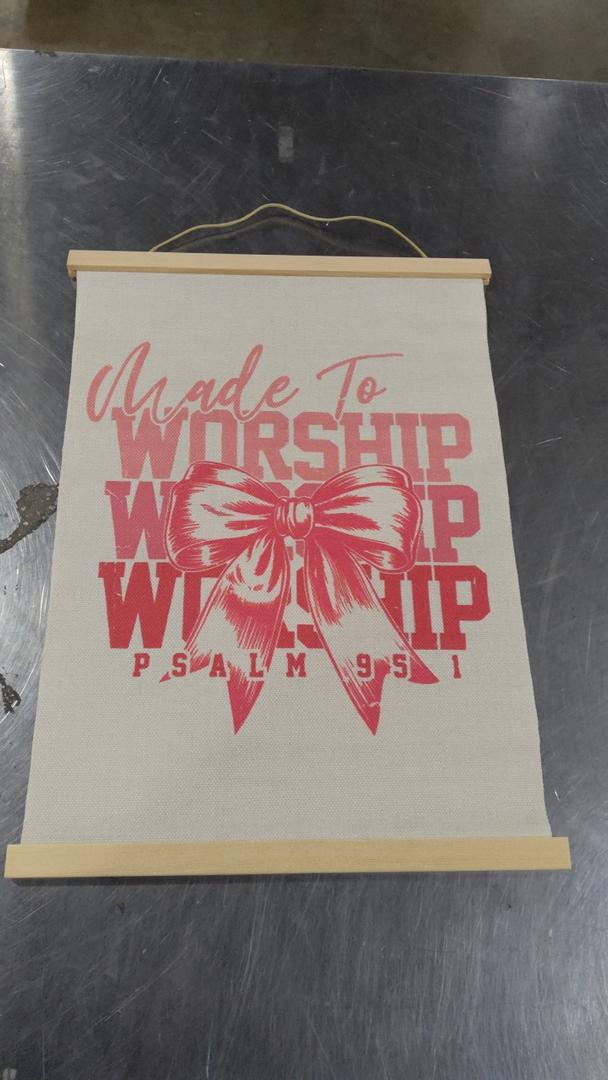 FGFK Coquette Pink Bow Christian Wall Art Poster Hanger Frame, Coquette Room Decor, Psalm 27:1 Bible Verse Canvas Prints Framed Wall Decor for Girls Bedroom Dorm Apartment, 12x16 Inch