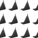 12 PCS Intruder Deterrent Gate Fence Wall Spikes Safety Anti Climb Fence Wall Spikes,Bird Deterrents Spikes for Outside to Keep Birds Sway Wall Decoration for Yard Balcony Garden