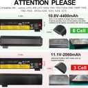 TREE.NB 48WH Battery 68+ for ThinkPad T440 T450 T460 T460P T470P T550 T560 X240 X250 X260 X270 L450 L460 L470 P50S W550s 0C52861 0C52862 Series 45N1125 45N1126 45N1127