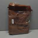 LOVEVOOK 17 Inch Laptop Tote Bag for Women, Work Bags Laptop Bag Teacher Tote Bag, Leather Computer Bag Large Purses Handbag Professional Briefcase, Brown