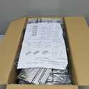 Adjustable Over The Door Organizer, Metal Hanging Door Organizer with 5 Wire Basket 7 Hooks, Wall Mounted Shelf for Pantry Laundry Organization and Storage, Black (6-Tier)