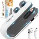 Upgraded Mini Bag Sealer With Cutter And Magnet, 2 In 1 Rechargeable Usb C Bag Sealer Heat Seal Machine With Sealer&Cutter, Portable Resealer Machine Sealer For Plastic Bags (White)