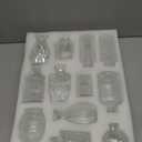 Set of 12 Glass Bud Vases-Small Vases for Flowers-Mini Bud Vases in Bulk -Vintage Vases Centerpieces for Tables Wedding and Home Decor(12pcs/Clear)