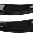 Wheel Tires Eyebrow Strip,Collision Proof Scratch Mudguard Arch Lip Trim Strip for Most Vehicle (Glossy Black)