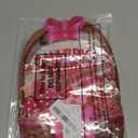 Fuutreo 50 Pcs Valentine's Day Gift Bags Heart Basket Treat Bags with Handles Reusable Plastic Favor Pouches for Holiday Candy Wrapping, Party Goodie Supplies, and Romantic Gift Decor(Pink Heart)