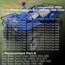 40520-HC4-000 Rear Brake Drum Kit Fits for Honda Fourtrax TRX300 1988-2000