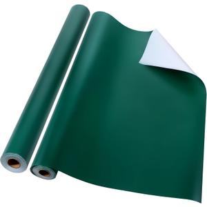 2 x Tenceur Bulletin Board Paper Fade Resistant Paper Roll for School Classroom Decor(24 Inches X 98 ft,Green)