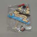 Pirate Ship Cake Topper Nautical Sailboat Model Decoration Set Gold Coins and Pirate Gems Pirate Treasure Chest Compass for Kids Pirate Birthday Party Supplies pirate cake decoration