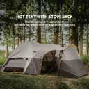 Naturehike KOTA Camping Tent, Double Layer Waterproof Tents for Camping, Large and Tall Family Tent with Vestibules Porch, 6 Person