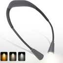 LED Rechargeable Neck Reading Light Suitable for Reading Books with 3 Color Temperatures, 90 Hour Long-Lasting Recharging Lamp, Ergonomic, Suitable for Reading, Weaving, and Repairing