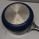 Caraway Nonstick Ceramic Sauce Pan with Lid (3 qt) - Non Toxic, PTFE & PFOA Free - Oven Safe & Compatible with All Stovetops (Gas, Electric & Induction) - Navy