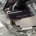Rowenta Travel Iron, Pro Compact Stainless Steel Soleplate Hand Held Steamer Iron for Clothes, 200 Microsteam Holes, 1000 Watts Ironing, Fabric Steamer, Dual Voltage, Mini Iron, Purple, DA1560