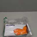 NORTHSKY Olympia Disposable Nitrile Gloves, 6 mil, Diamond, Orange 100 count (Medium)