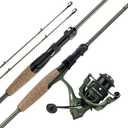 KastKing Spartacus II Twin-Tip Fishing Rod and Reel Combo, Spinning & Casting Combo, Fishing Poles and Reels Combo, KastFlex IM6 Graphite Blanks, 2-Piece Rods with Extra Tip, Spin-7'0'' Medium-3000 Reel-2pcs