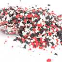 500G/1.1LB Decorative Color Chips for Epoxy Garage Floor - Paint Kit, Flakes, Coating (BLACK, 1) (17.64 Ounce (Pack of 1))
