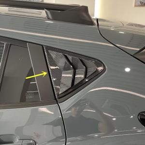 ZiWen 2X Sport Style Quarter Window Scoops Louvers for Subaru Crosstrek Impreza 2024 2025 2026 (Carbon Fiber Print)