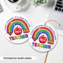 2 x Teacher Appreciation Gifts for Women Men, Pre-K Christmas Ornaments 2025 Back to School, Thank You Presents Teachers Day Christmas Retirement Gifts from Students