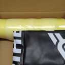 RIHEAN Martial Arts Kicking Shield Pad for Muay Thai, Taekwondo Football, Basketball, Hockey Training - Denser Foam, High-Density PU Leather Cover - Black Blocking Pad (1PC)