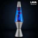 Lava Lamp - 14.5" Cosmic Wave - The Original Motion Light - Purple Wax and Blue Liquid - Item #2633 