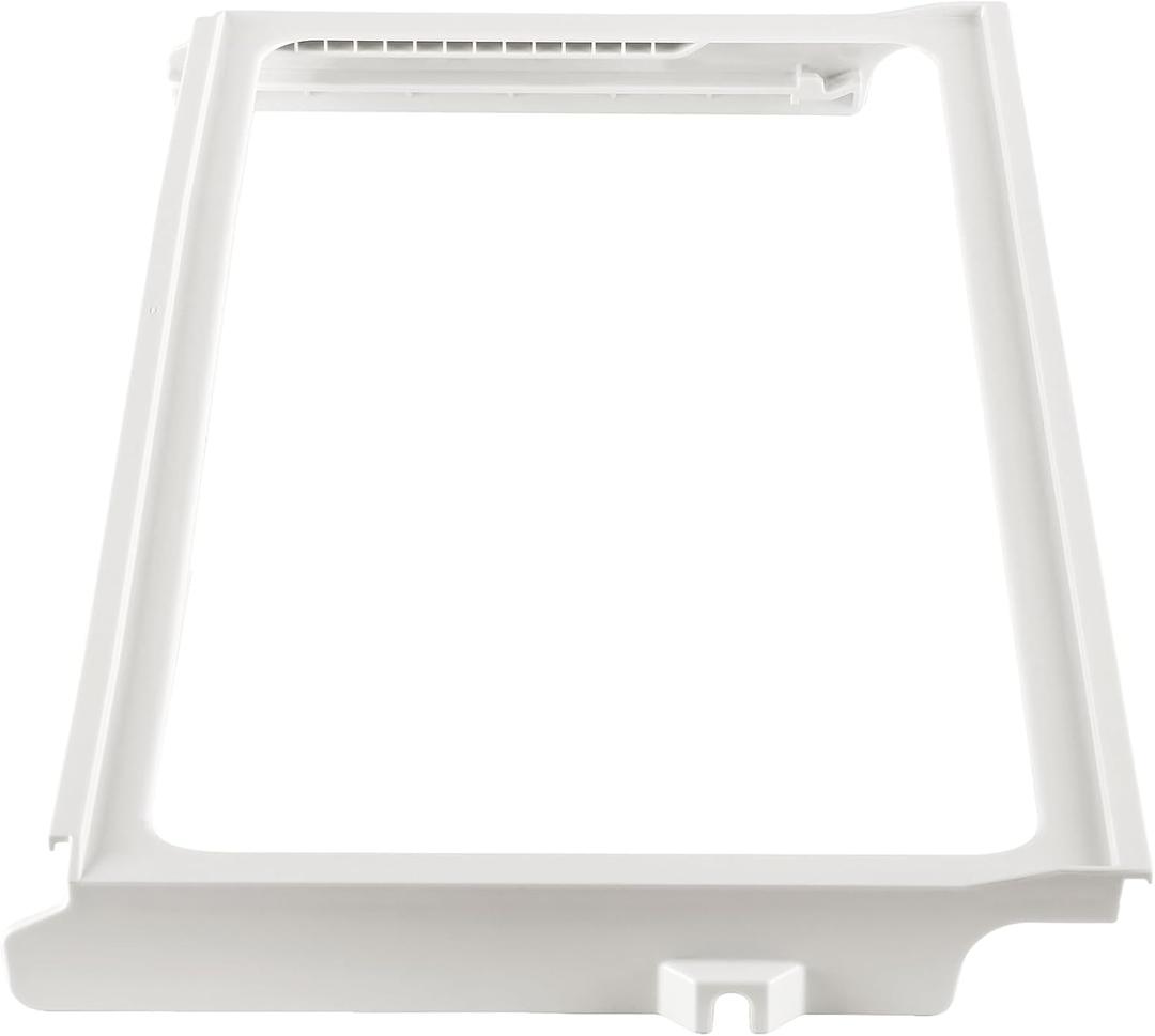 OEM W11368751 W10905531 Refrigerator Crisper Drawer Cover Frame Compatible with Whirlpool Amana Kenmore Maytag Ikea Refrigerator Replaces W10904001 4929301 PS12723962 PD00053175 AP6888387 EAP12723962