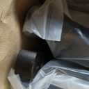 Amazon Basics Portable Foldable TV Tray Table with Storage Rack, Space-Saving Design, 15" x 19" x 26", Black, 4-Pack