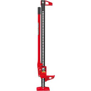 BIG RED TR6501B Torin 48" Ratcheting Off Road Utility Farm Jack, 3 Ton (6,000 lb) Capacity, Red (48 inch Red)
