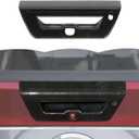 RT-TCZ Tailgate Handle Cover with Camera Hole Rear Door Handle Cover Trim Decoration Exterior Accessories for Ford F150 2015-2020 (Carbon Fiber)