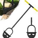 Luvenia Edger Lawn Tool,43" Edger Chopper with T-Handle Non-Slip Wide Footrests,Manual Garden Edger for Trimming Sidewalk, Tidy Driveway, Pruning Flowers Bed, Yard Work