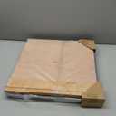 DINDON 2 Tier Wood Pull Out Cabinet Organizer (17" W x 18" D) Heavy-Duty Metal Sliding Drawer Shelf, Two Tier Pull Out Shelves for Kitchen Cabinets, Pantry, Bathroom