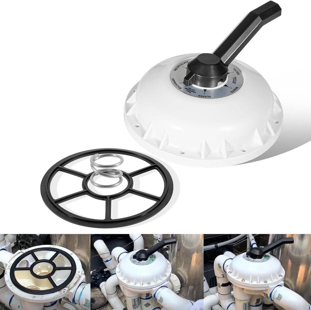 272422 Valve Top Assembly with 272409 Diverter Seal and 272400 Compression Spring Compatible with 2-inch HiFlow Valve 261142, 261049, 261050