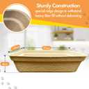 Disposable Litter Boxes (Brown, Large 8-Pack)