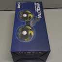 Car Fan for Backseat, Dual Head USB Vehicle Seat Fans, 3 Speeds Strong Wind 360 Rotatable Auto Rear Headrest Fan for Car, Air Circulation Automotive Fans with Adjustable Clip for All Models (Green)