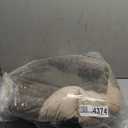 INVENHO Small Dog Bed for Medium to Large Dogs - Rectangle, Orthopedic, Soft, Calming, Durable Pet Cuddler with Anti-Slip Bottom (20"x19"x6") (Beige)