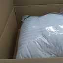 Bed Pillows Standard Size Set of 2 Down Alternative, Bed Pillow for Sleeping, Back, Stomach, Side Sleepers, 100% Cotton Washable Cover, Comfy