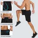 Men's Athletic Shorts with Pockets and Elastic Waistband Quick Dry Activewear Workout Shorts for Men (S)