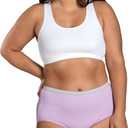 Fruit of the Loom Women's Eversoft Cotton Underwear Multipacks, Tag Free & Breathable, (Blue, XL)