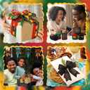 12 Rolls Black History Month Ribbons 2 Inch x 60 Yards Wired Edge Fabric Ribbons Craft Assortment Black History Month Themed Pattern Wrapping Crafts for DIY Gift Hair Sewing Wreath 12 Styles