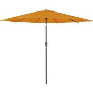 Blissun 9' Outdoor Patio Umbrella, Outdoor Table Umbrella, Yard Umbrella, Market Umbrella with 8 Sturdy Ribs, Push Button Tilt and Crank