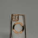 Rectangle Magnetic Clear Case for iPhone 12 Pro, [Compatible with MagSafe],Soft Plating Phone Case with Full Camera Lens Protection,Anti-Scratch Shockproof Slim Cover, Gold