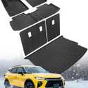 BAMACAR Floor Mats Backrest Cargo Liner for Chevy Blazer 2019-2025 Gas Only (Not EV Not Trailblazer) Car Accessories, All Weather Rubber Carpet for Chevrolet Base/L/LS/LT 2024 2023 2022 2021 2020