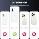 Magnetic for iPhone 16 Plus Case [Compatible with MagSafe][with Screen + Camera Protector] Clear Rose Floral Flower Pattern Design, Slim Shockproof Phone Cover for Women Girls