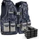 Adjustable Weighted Vest for Men & Women,2-28lb Workout Vest with Removable Weights, Running Vest with Shoulder & Waist Adjustment System for Strength Training, Weight Loss & Muscle Building
