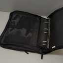 Five Star Zipper Binder, 2 Inch 3-Ring Binder with Round Rings, 5-Tab Expanding File, 380 Sheet Capacity, Black (72536)