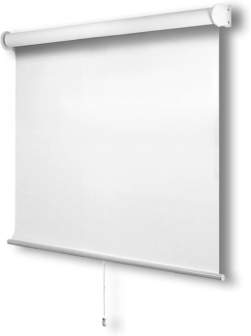 CHICOLOGY Roller Window Shades , Window Blinds , Window Shades for Home , Roller Shades , Window Treatments , Window Blinds Cordless , Door Blinds , Byssus White (Blackout), 29"W X 72"H