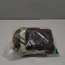 steo spce 3 Pack Farmhouse Christmas Stockings – Large 18” Rustic Boho Vintage Cable Knit Holiday Stockings in Brown and White Neutral Tones for Fireplace Mantel Hanging Family Décor